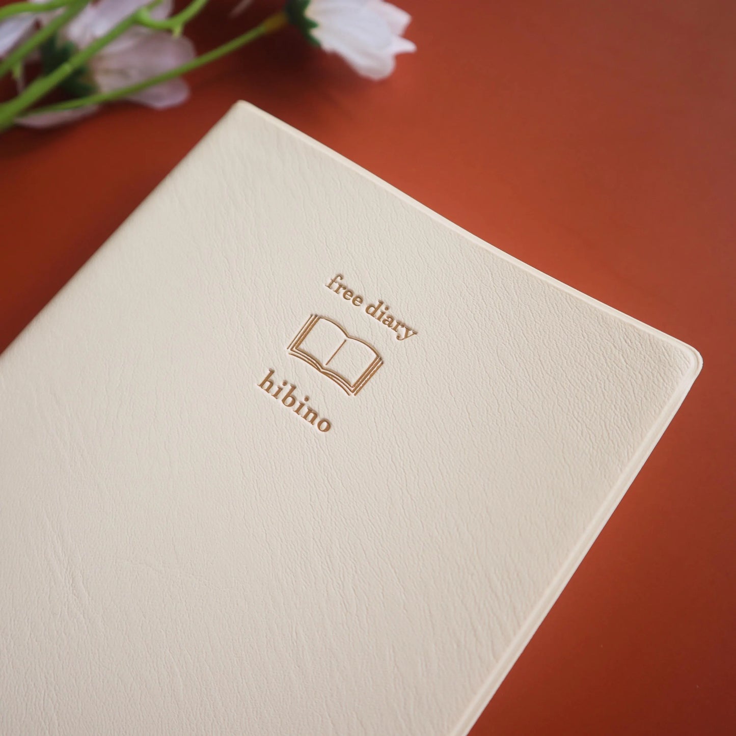 Midori Hibino A6 Free Diary [UNDATED] Ivory/Brown