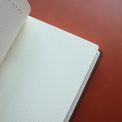 Midori Hibino A6 Free Diary [UNDATED] Ivory/Brown
