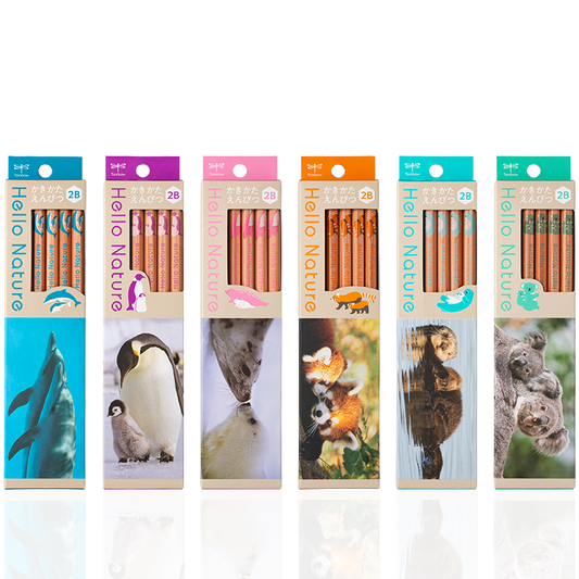 Tombow Hello Nature 2B/HB Pencils - 12 pieces per box
